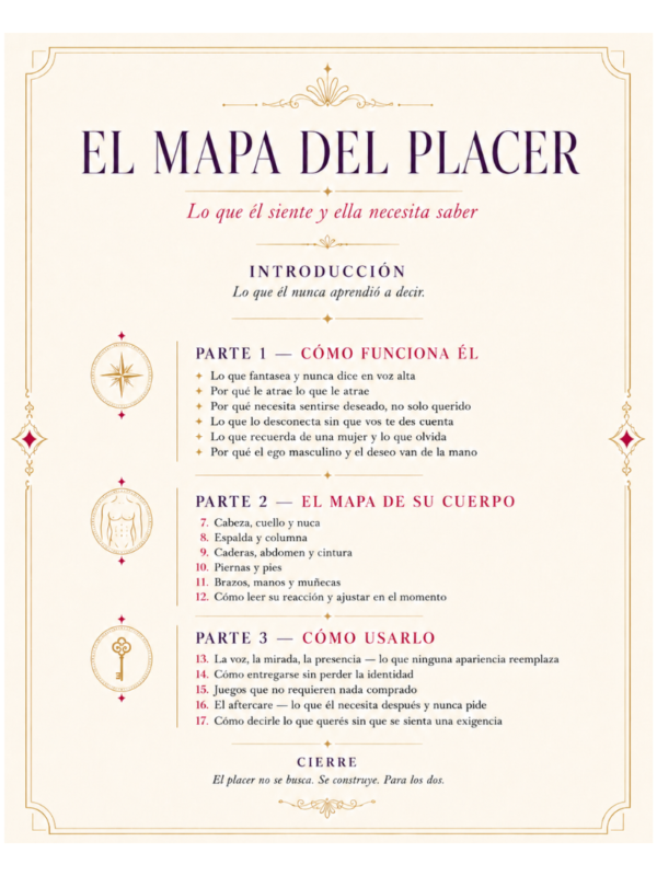 2 EL MAPA DEL PLACER Lo que él siente y ella necesita saber (PRE-VENTA)